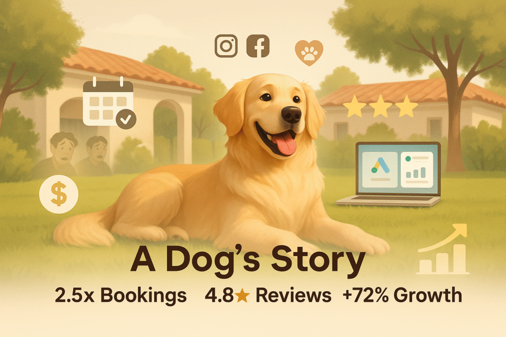 A Dog’s Story luxury pet resort marketing case study