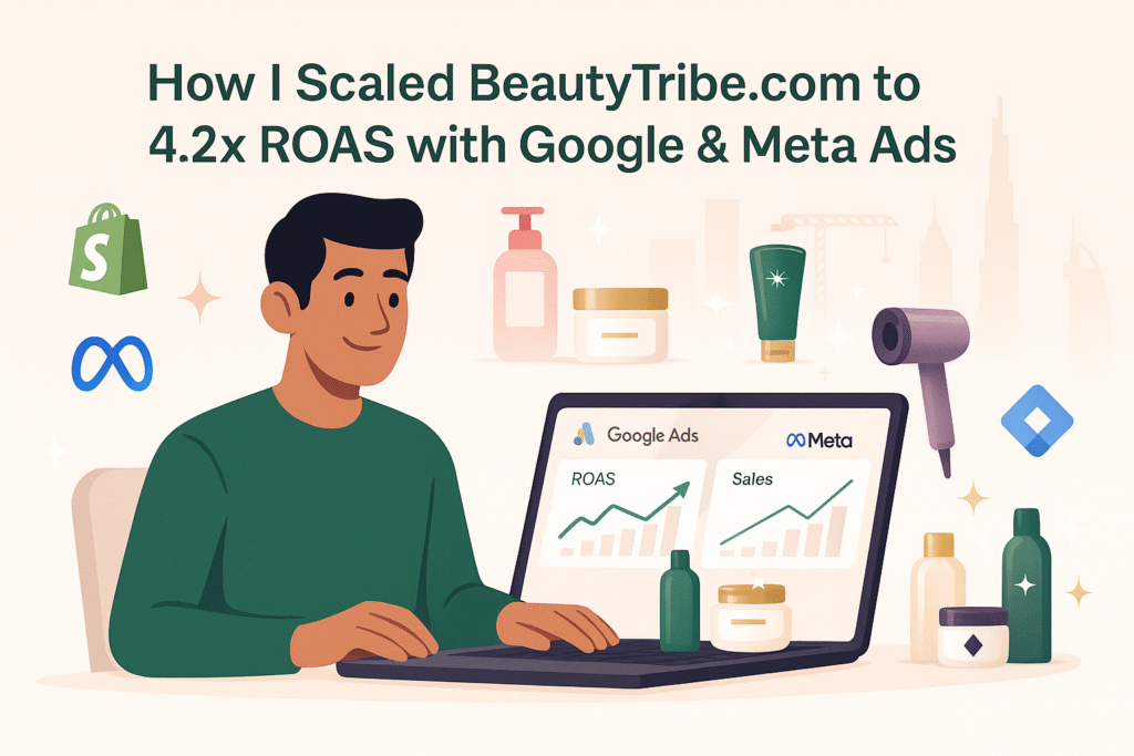 BeautyTribe.com paid media campaign results