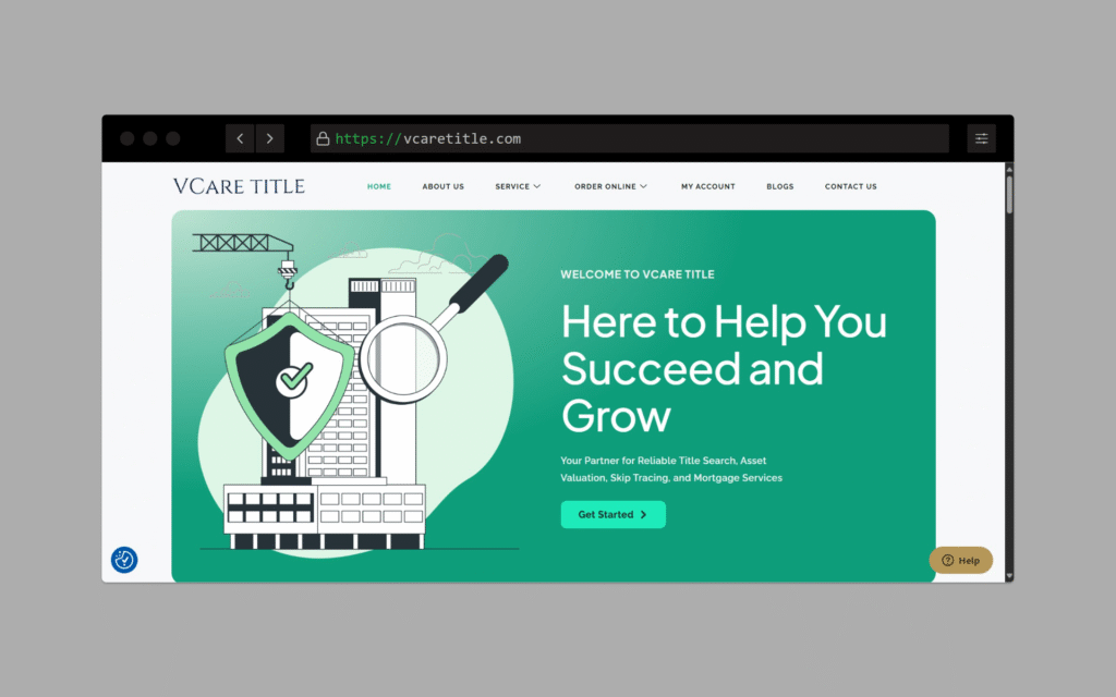 VCareTitle.com title services website