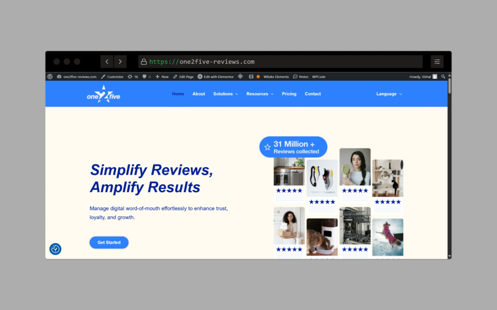 One2Five-Reviews.com multilingual SaaS website